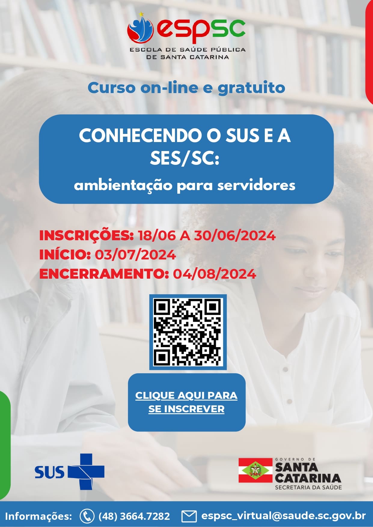 FLYER CONHECENDO O SUS E A SESSC ambientação para servidores 10T