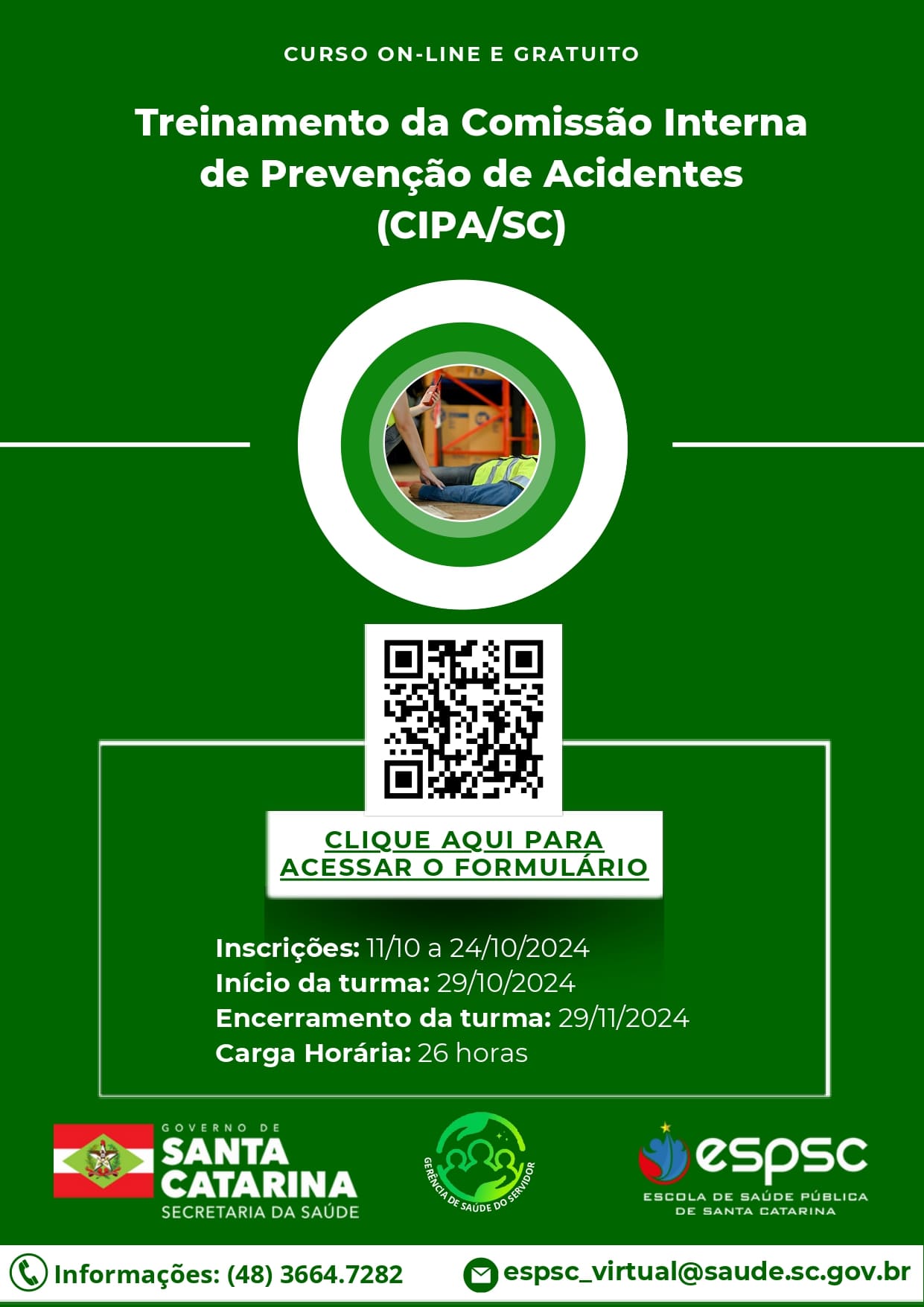 FLYER CURSO CIPASC CIPA 8T