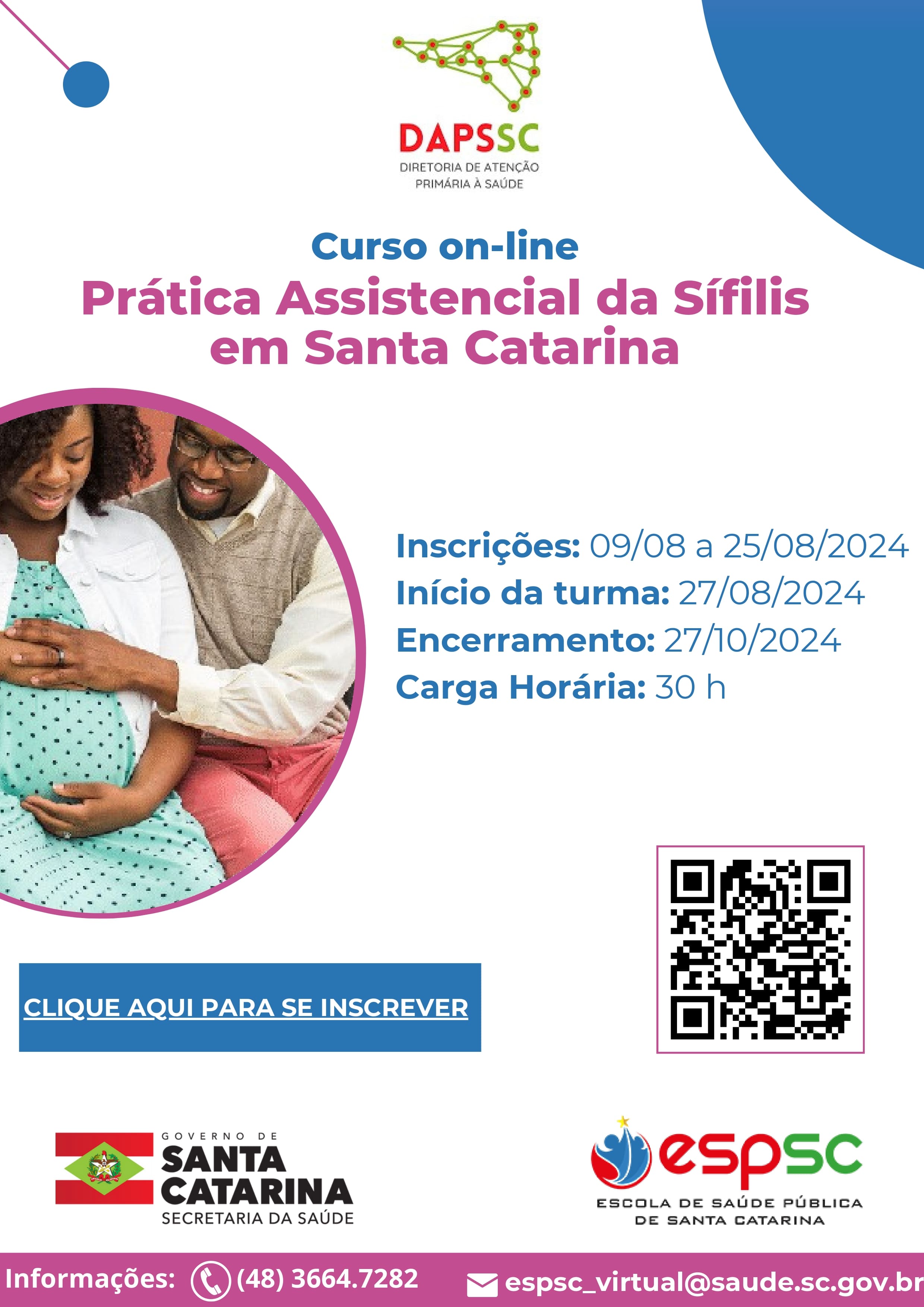FLYER CURSO DE SÍFILIS SIF15