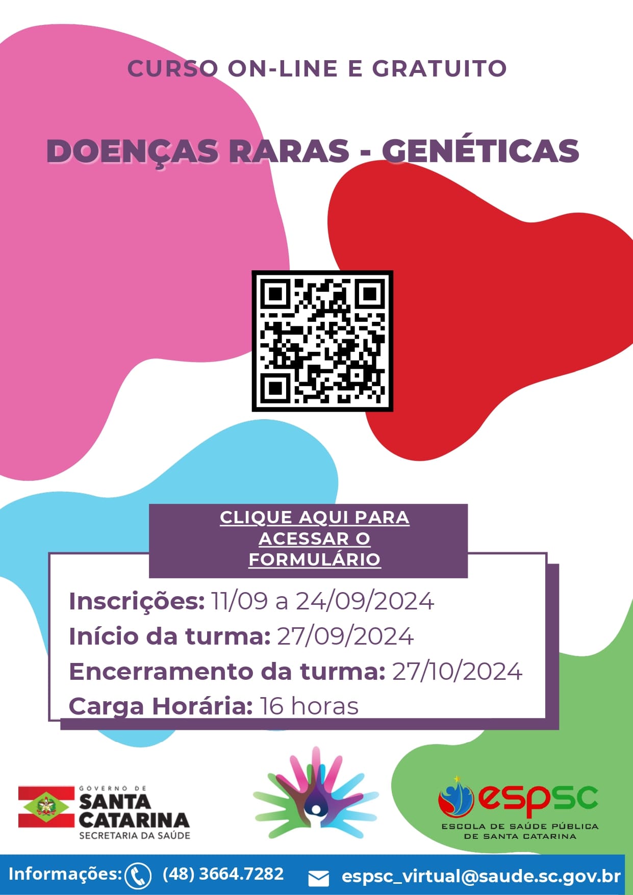 FLYER CURSO DOENÇAS RARAS GENÉTICAS DRA03
