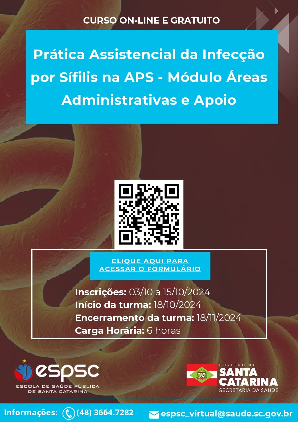 FLYER CURSO SÍFILIS SIFADM 4T