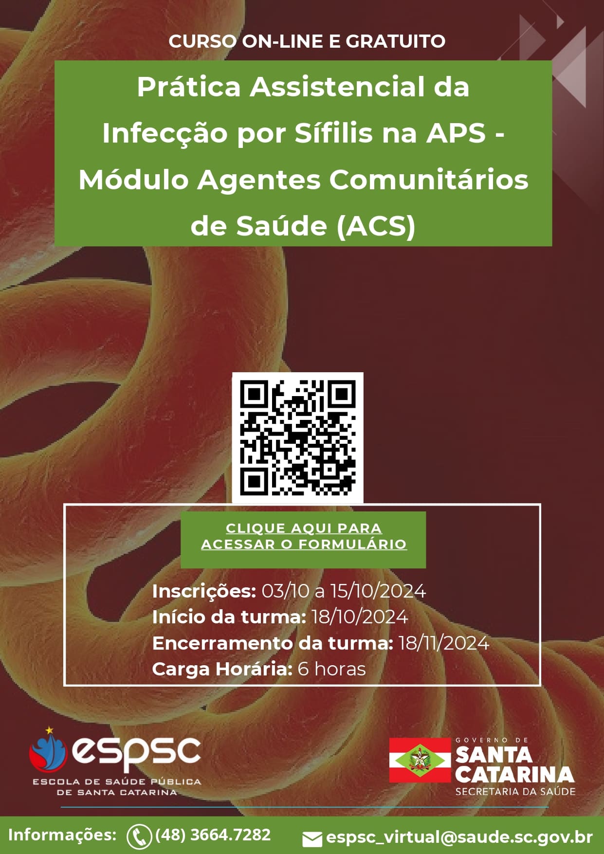 FLYER CURSO SÍFILIS SIF ACS 5T