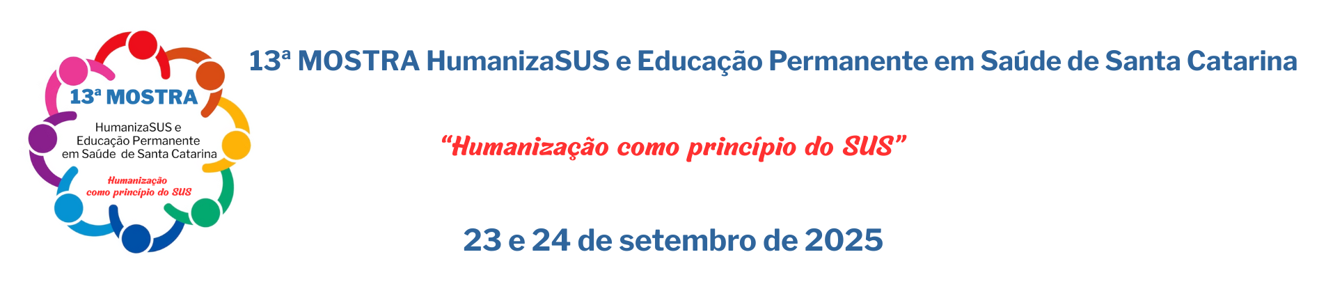 BANNER 2 - 13ª MOSTRA HUMANIZASUS