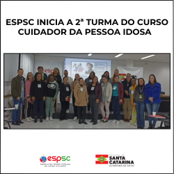2ª TURMA DO CURSO CUIDADOR DA PESSOA IDOSA