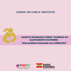 AGOSTO DOURADO: CAPACITAÇÃO EM ALEITAMENTO MATERNO 