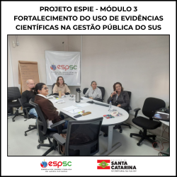 ESPSC SEDIA MÓDULO 3 PRESENCIAL DO PROJETO ESPIE 2024/2026