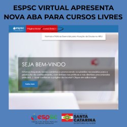 ESPSC VIRTUAL APRESENTA NOVA ABA PARA CURSOS LIVRES