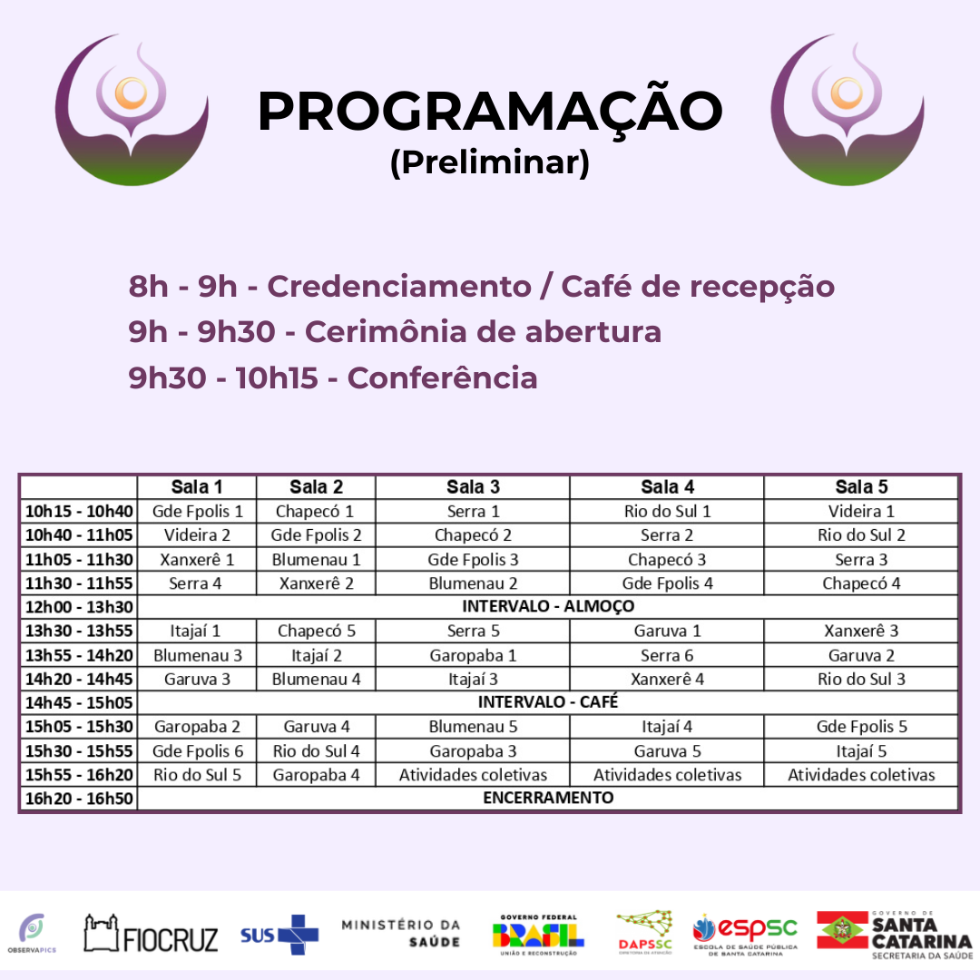 FEED PROGRAMAÇÃO MOSTRA BEM VIVER
