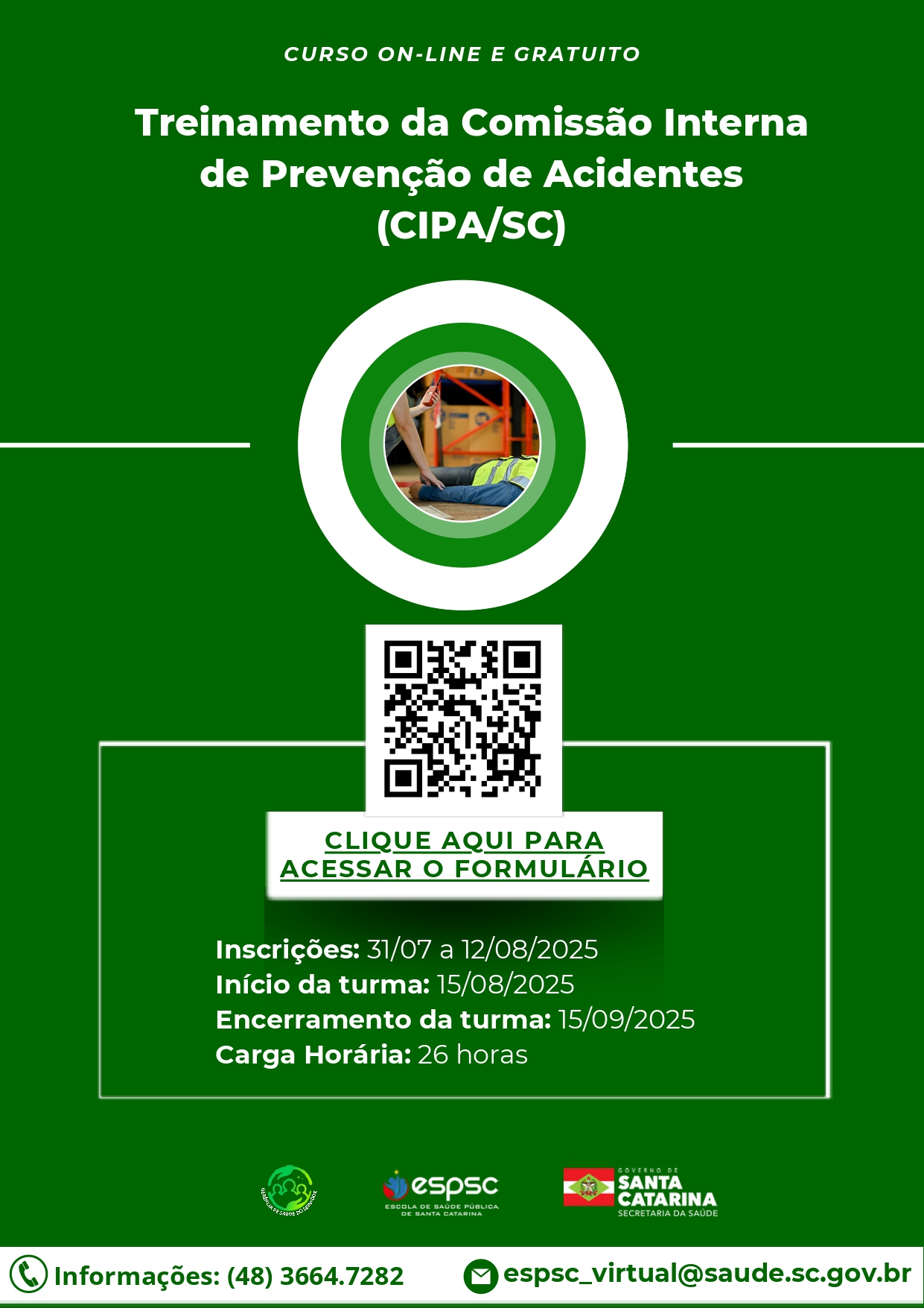 FLYER CURSO CIPASC CIPA 12