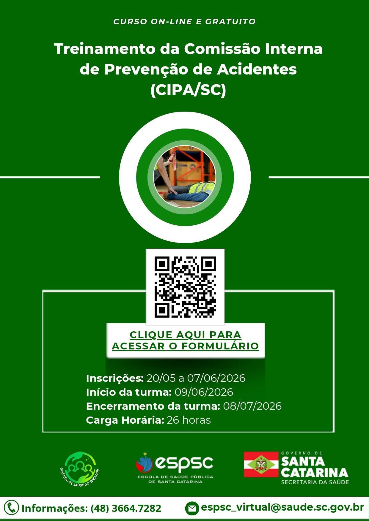 FLYER CURSO CIPASC 18