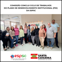  COMISSÃO CONCLUI CICLO DE TRABALHOS DO PDI DA ESPSC