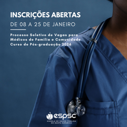 ABERTO O PROCESSO SELETIVO PARA CURSO DE PÓS-GRADUAÇÃO EM EPS