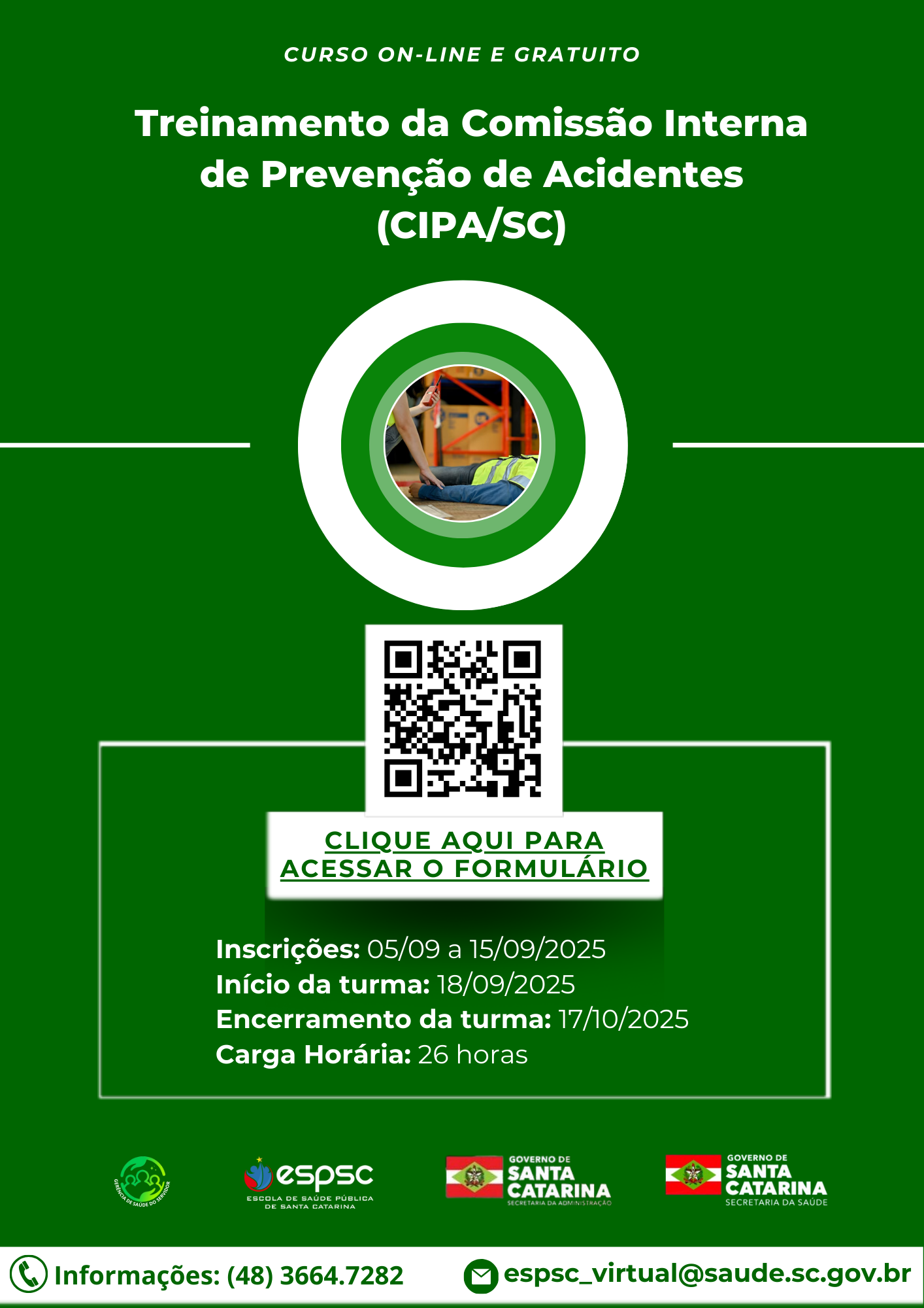 FLYER CURSO CIPASC CIPA 13