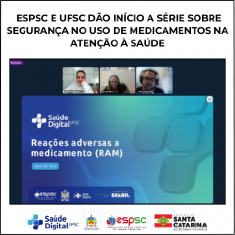 ESPSC E UFSC DÃO INÍCIO A SÉRIE DE WEBCONFERÊNCIAS