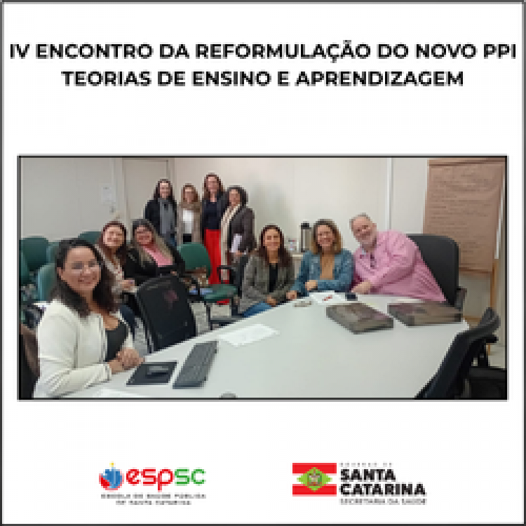 IV ENCONTRO DA REFORMULAÇÃO DO NOVO PPI