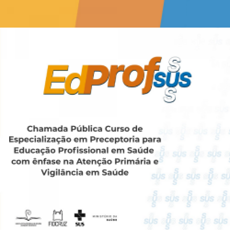 CHAMADA PÚBLICA CURSO DE ESPECIALIZAÇÃO EM PRECEPTORIA - EdProfSUS 