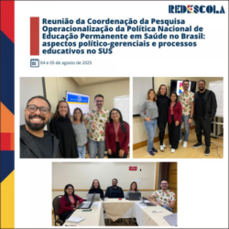 EDUCAÇÃO PERMANENTE EM SAÚDE NO SUS DA REDESCOLA