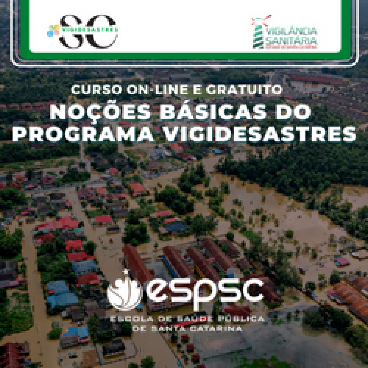 CURSO NOÇÕES BÁSICAS DO PROGRAMA VIGIDESASTRES/SC