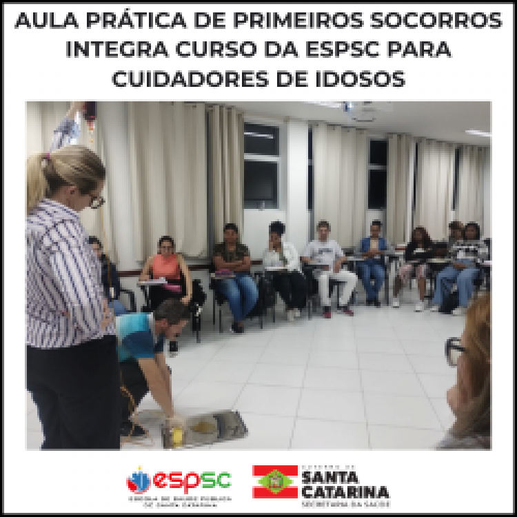 AULA PRÁTICA DE PRIMEIROS SOCORROS NA ESPSC
