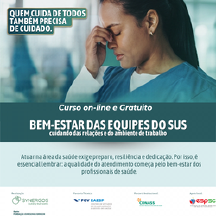 CURSO BEM-ESTAR DAS EQUIPES DO SUS